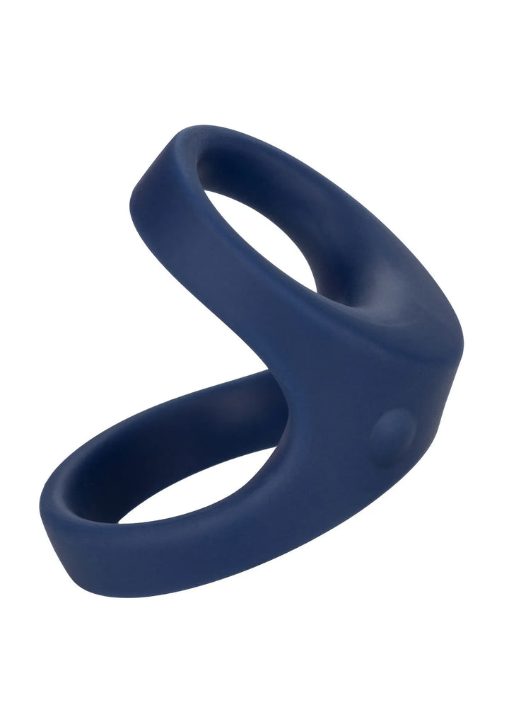 Viceroy Oplaadbare Max Dubbele Cockring - Blauw | Cockring - CalExotics | SIN&LACE