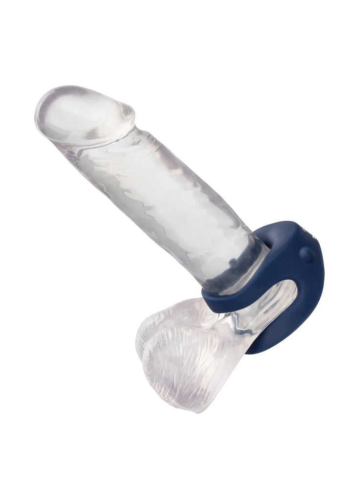 Viceroy Oplaadbare Max Dubbele Cockring - Blauw | Cockring - CalExotics | SIN&LACE