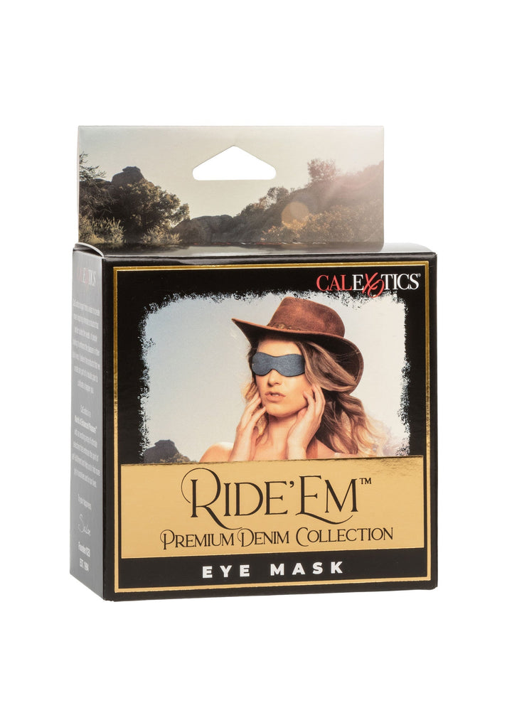 CalExotics Ride 'em Denim oogmasker