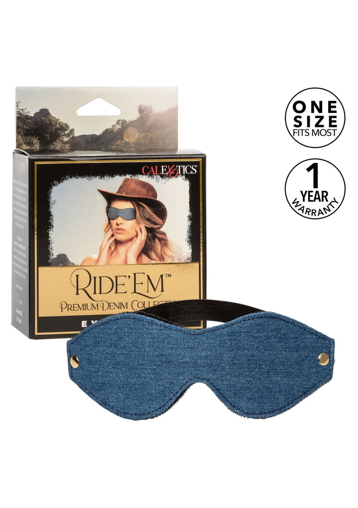 CalExotics Ride 'em Denim oogmasker
