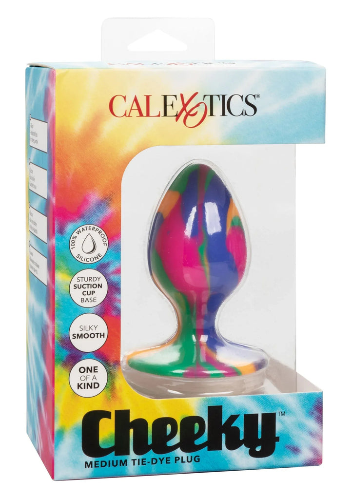 Cheeky Medium Tie-Dye Plug | Buttplug - CalExotics | SIN&LACE