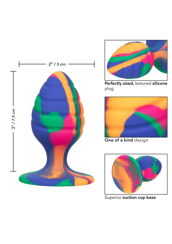 Cheeky Medium Swirl Plug | Buttplug - CalExotics | SIN&LACE