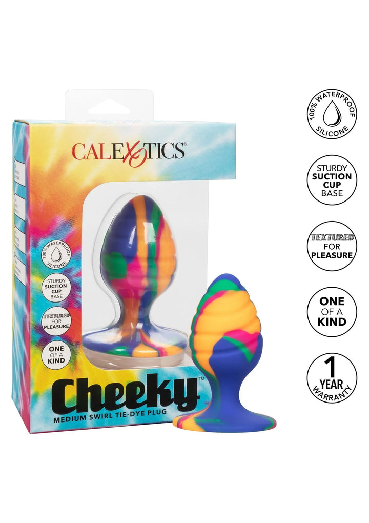 Cheeky Medium Swirl Plug | Buttplug - CalExotics | SIN&LACE