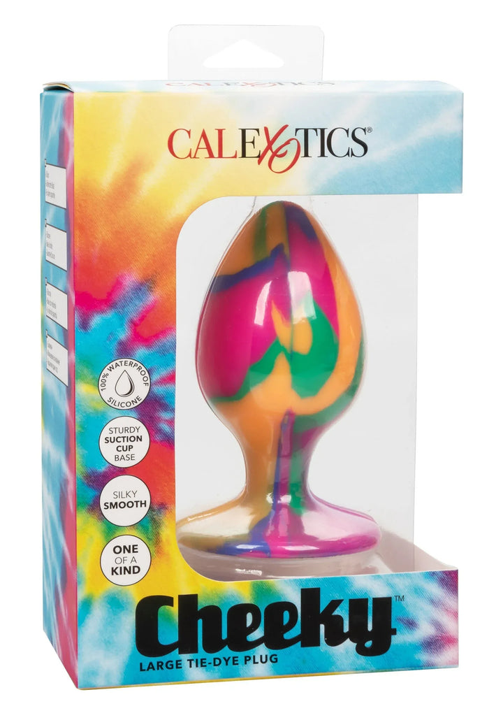 Cheeky Large Tie-Dye Plug | Buttplug - CalExotics | SIN&LACE
