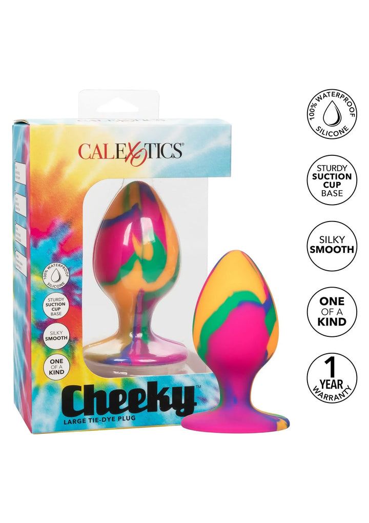 Cheeky Large Tie-Dye Plug | Buttplug - CalExotics | SIN&LACE