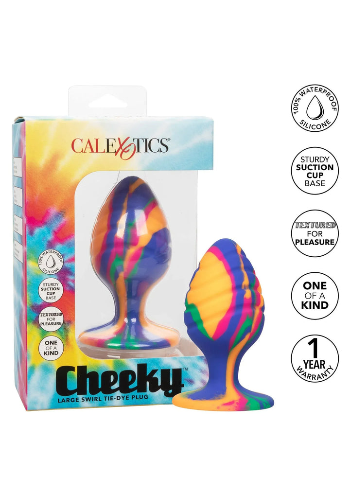 Cheeky Large Swirl Plug | Buttplug - CalExotics | SIN&LACE