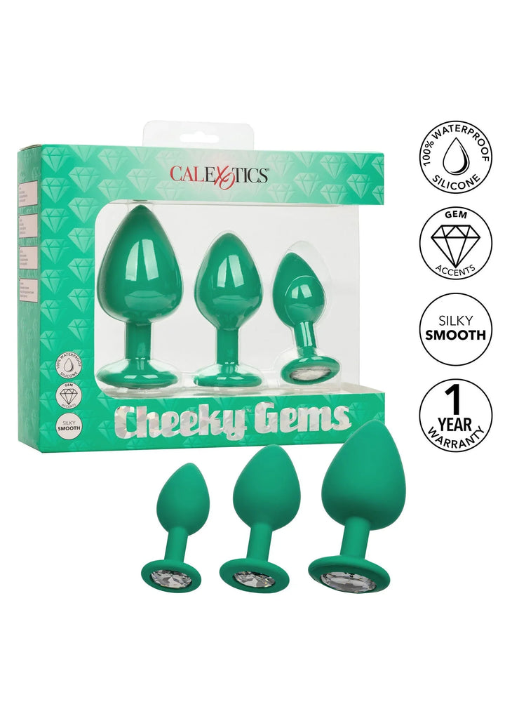 Cheeky Gems 3 pcs | Buttplug - CalExotics | SIN&LACE