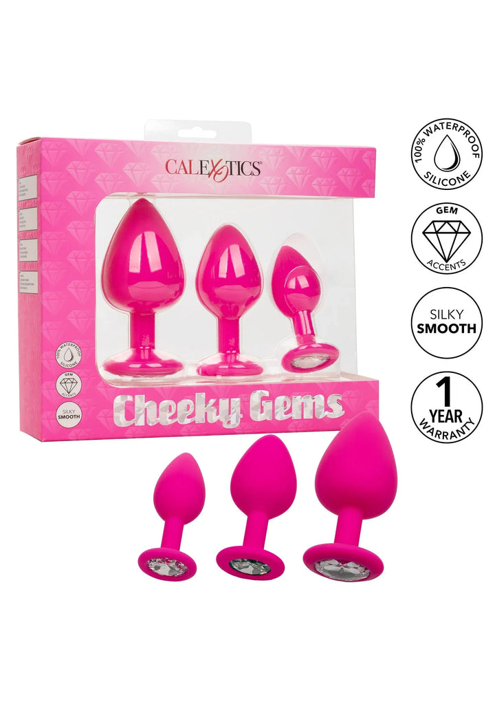 Cheeky Gems 3 pcs | Buttplug - CalExotics | SIN&LACE