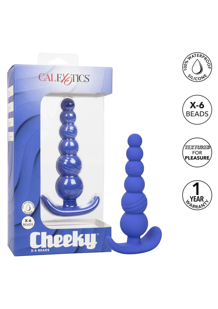 CalExotics Cheeky X-6 Beads | Anaalkralen - CalExotics | SIN&LACE