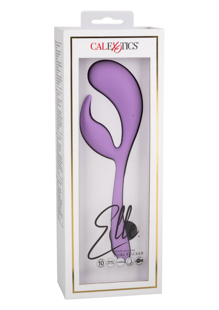 CalExotics Liquid Silicone Dual Flicker | Rabbit vibrator - CalExotics | SIN&LACE