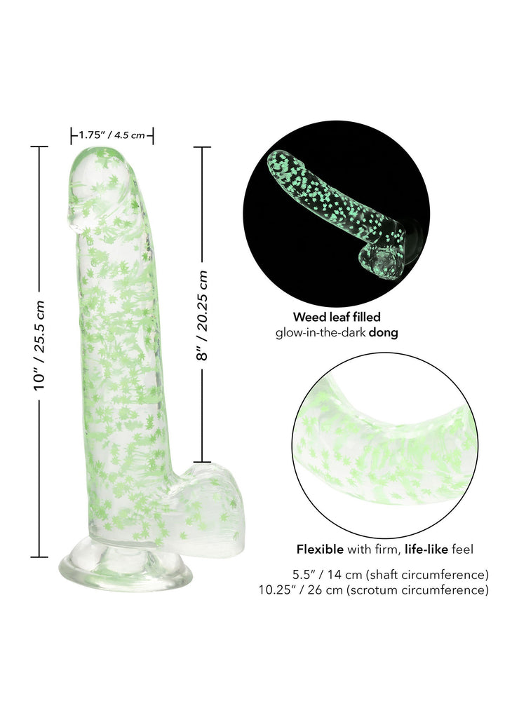 I Leaf Dick Glow Dildo - Glow - afbeelding 4