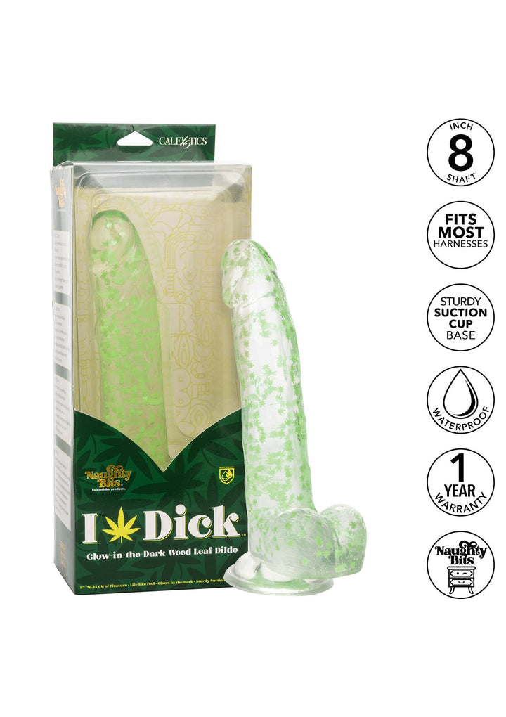 I Leaf Dick Glow Dildo - Glow - afbeelding 5