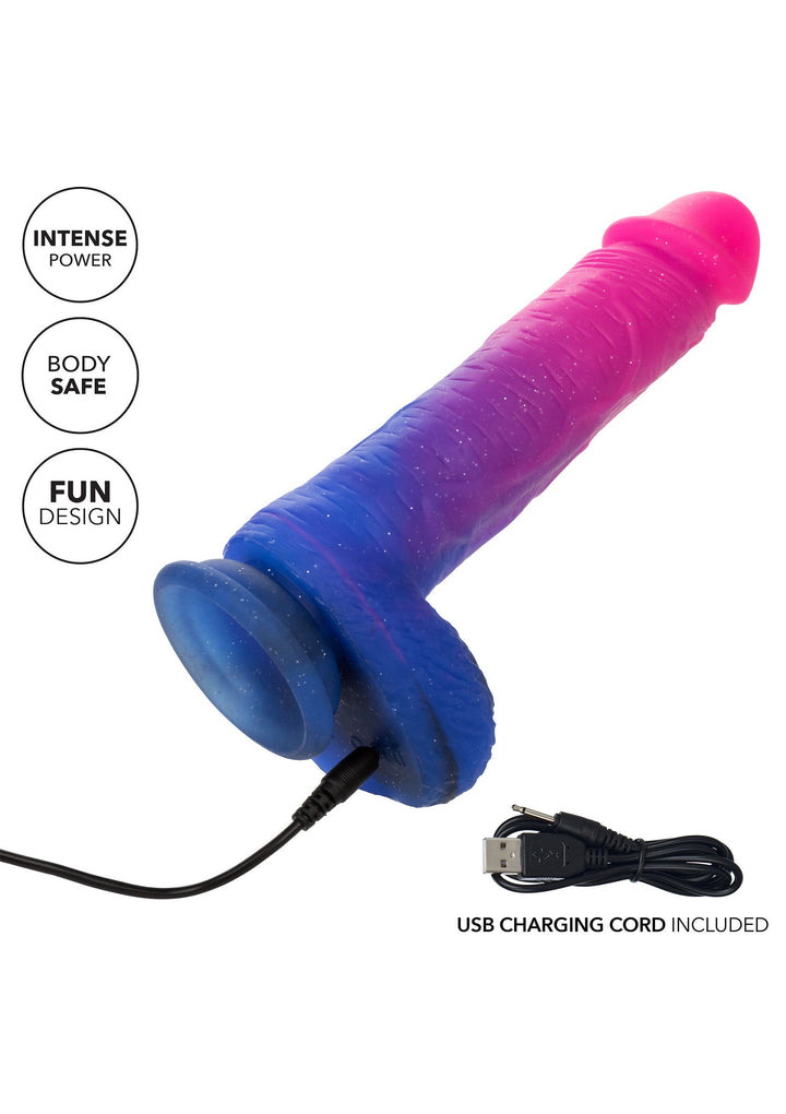 Ombre Hombre Vibrating Dildo - Roze - afbeelding 6