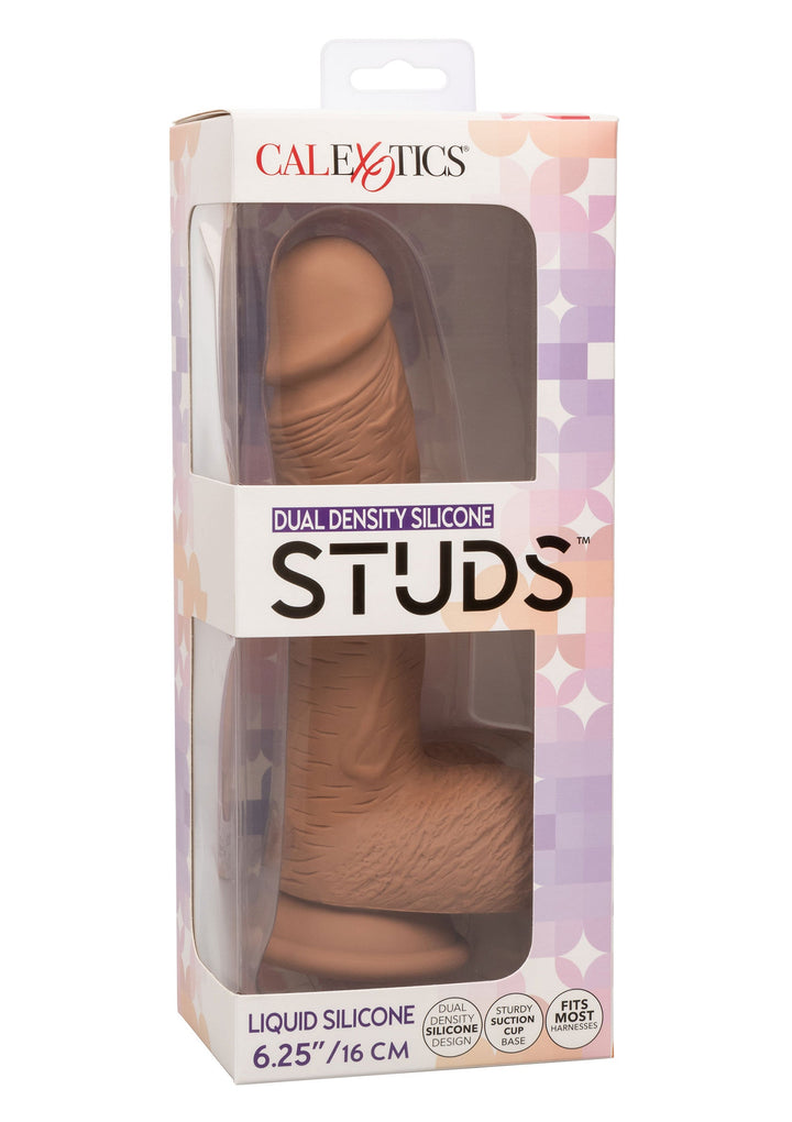 Dual Density Silicone Stud 6.25 inch - Bruin - afbeelding 5