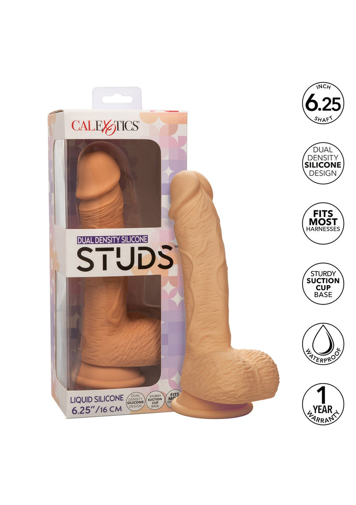 Dual Density Silicone Stud 6.25 inch - Huidskleur - afbeelding 15