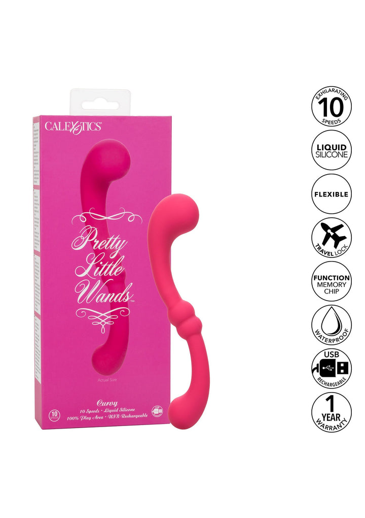 CalExotics Pretty Little Wands Curvy | Wand vibrator - CalExotics | SIN&LACE