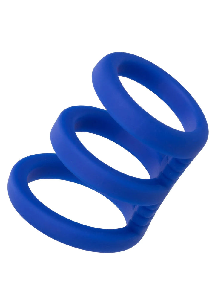 Admiral Triple Cock Cage - Blauw | Cockring - CalExotics | SIN&LACE