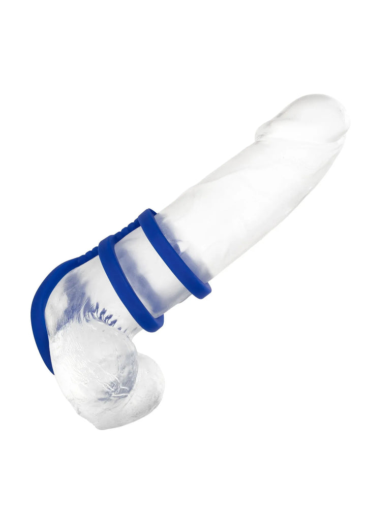 Admiral Triple Cock Cage - Blauw | Cockring - CalExotics | SIN&LACE