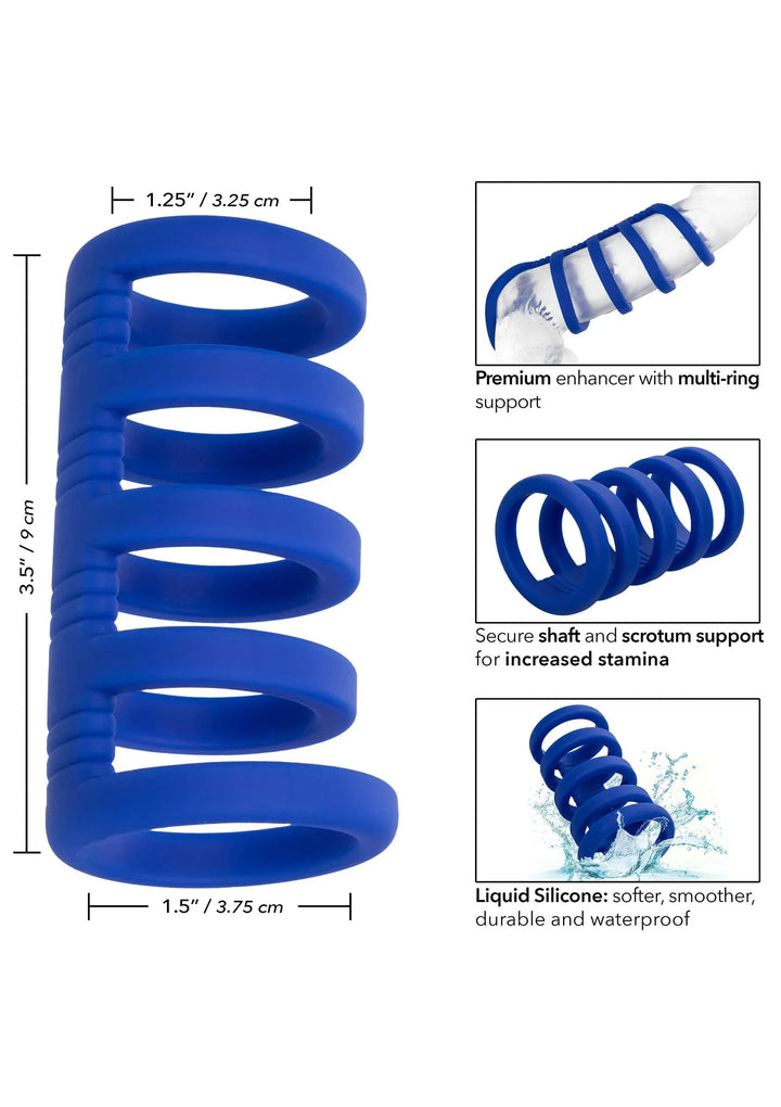Admiral Xtreme Cock Cage - Blauw | Cockring - CalExotics | SIN&LACE