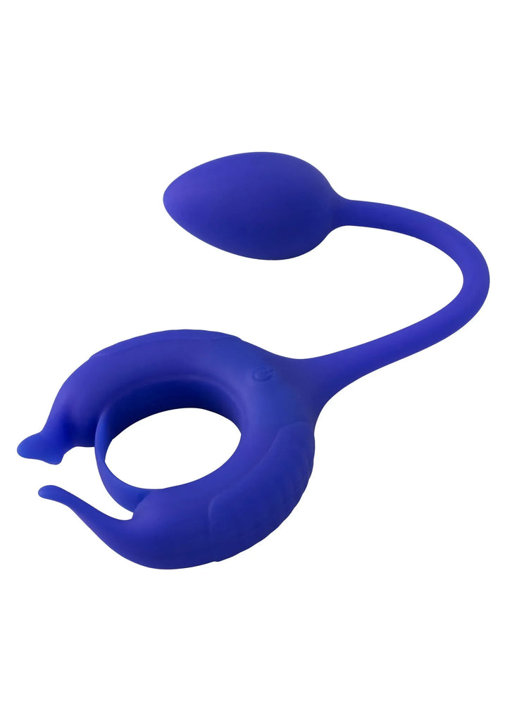 Admiral Verzwaarde Cockring - Blauw | Cockring - CalExotics | SIN&LACE