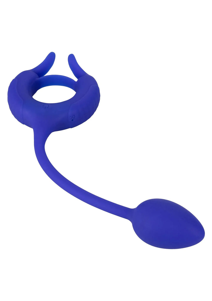 Admiral Verzwaarde Cockring - Blauw | Cockring - CalExotics | SIN&LACE