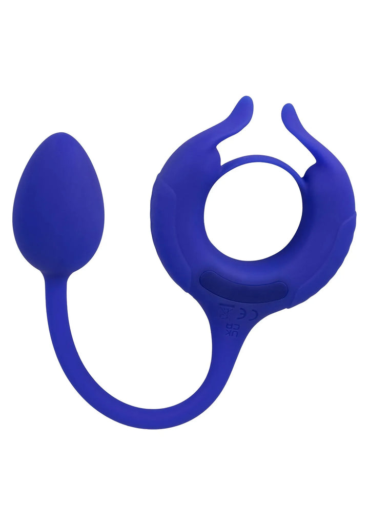 Admiral Verzwaarde Cockring - Blauw | Cockring - CalExotics | SIN&LACE