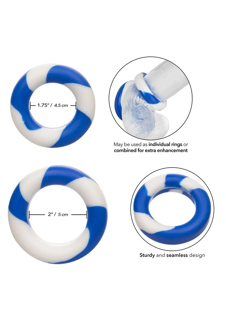 Admiral 2 Cockring set | Cockring - CalExotics | SIN&LACE