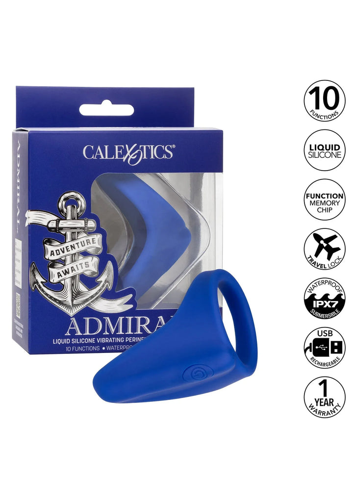 Admiral Perineum Massager Cockring | Cockring - CalExotics | SIN&LACE