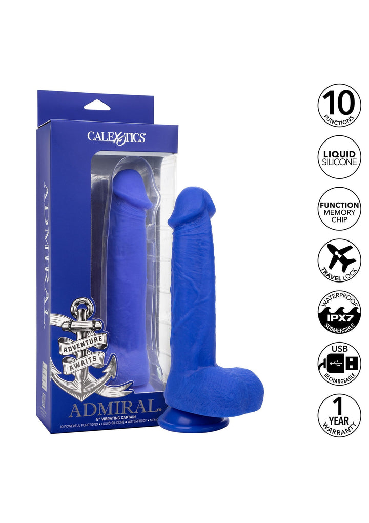 Admiral 8 Vibrating Captain - Blauw - afbeelding 5