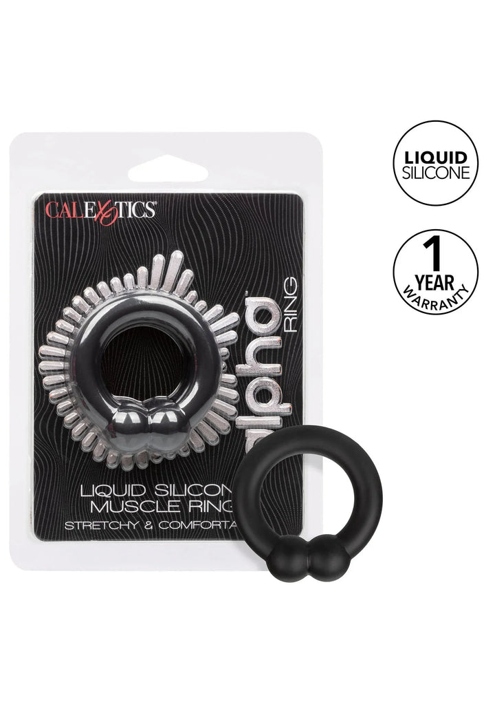Alpha Muscle Ring - Zwart | Cockring - CalExotics | SIN&LACE