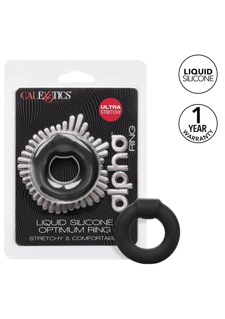 Alpha Optimum Ring - Zwart | Cockring - CalExotics | SIN&LACE
