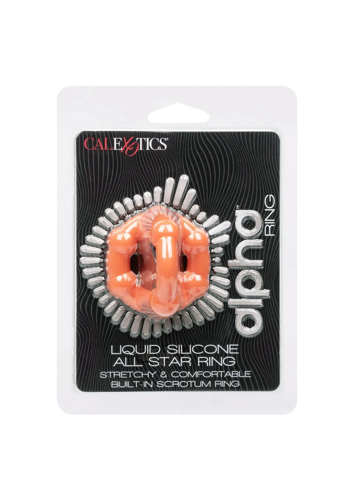 Alpha All Star Ring - Oranje | Cockring - CalExotics | SIN&LACE