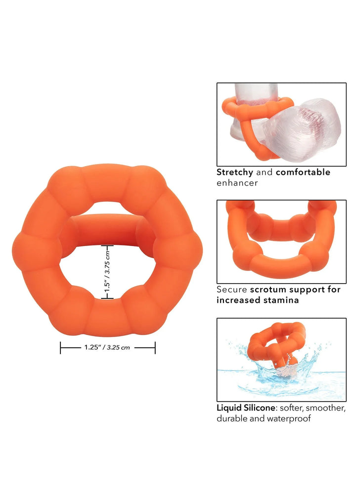 Alpha All Star Ring - Oranje | Cockring - CalExotics | SIN&LACE
