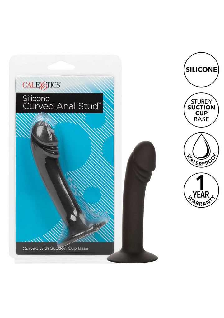 CalExotics Curved Anaal Stud siliconen Anaal dildo | XL Anaal Dildo - CalExotics | SIN&LACE
