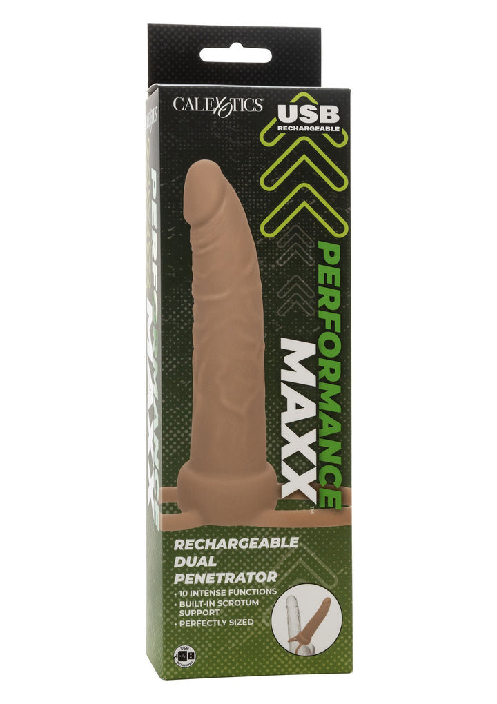 Rechargeable Dual Penetrator - Huidskleur - afbeelding 18
