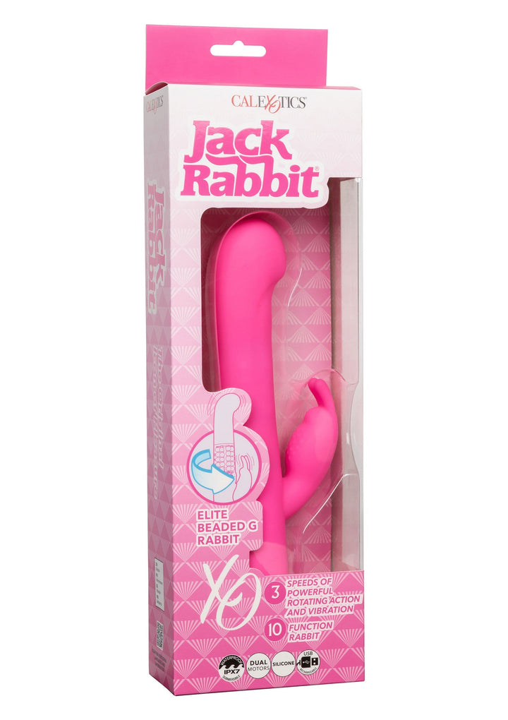 CalExotics Elite Beaded G Rabbit | Rabbit vibrator - CalExotics | SIN&LACE