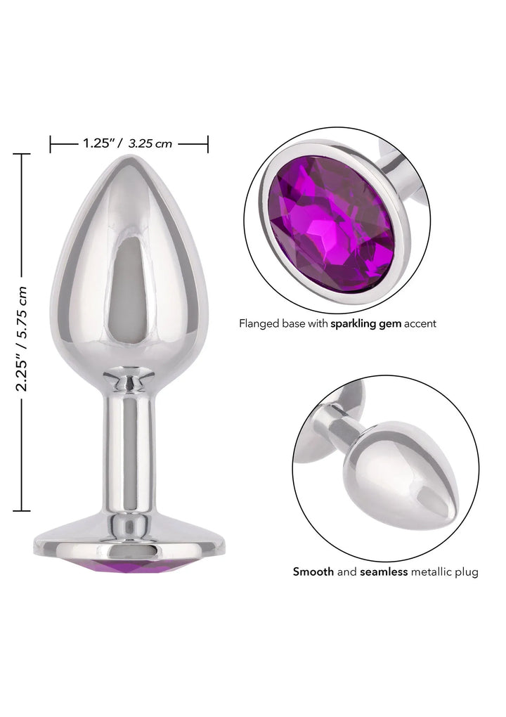 Juweel Small Amethyst Plug | Buttplug - CalExotics | SIN&LACE