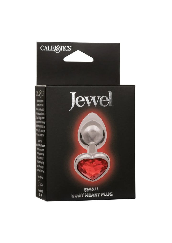 Juweel Small Ruby Heart Plug | Buttplug - CalExotics | SIN&LACE