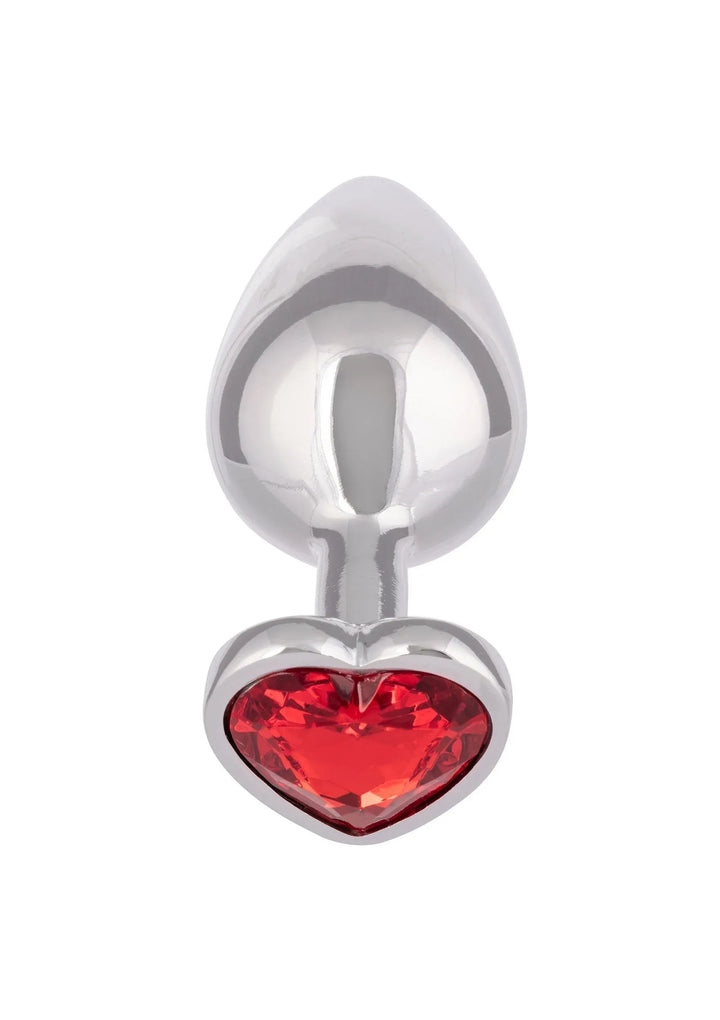 Juweel Large Ruby Heart Plug | Buttplug - CalExotics | SIN&LACE