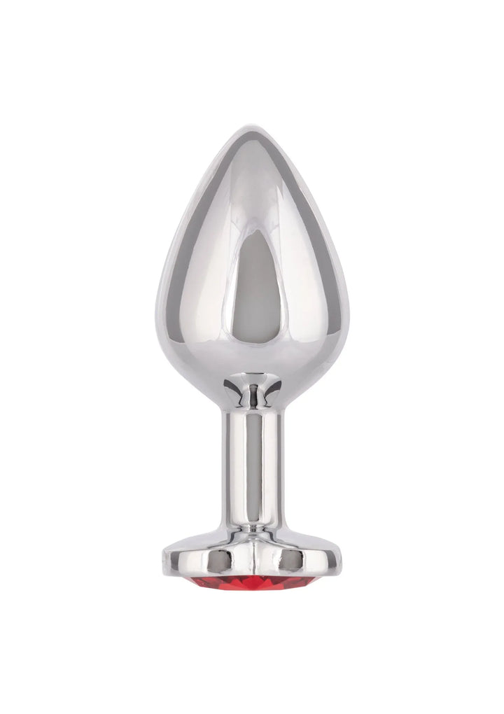 Juweel Large Ruby Heart Plug | Buttplug - CalExotics | SIN&LACE