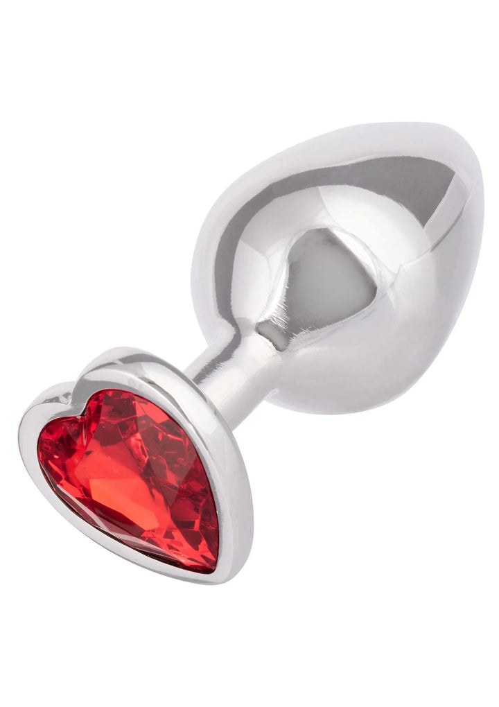Juweel Large Ruby Heart Plug | Buttplug - CalExotics | SIN&LACE