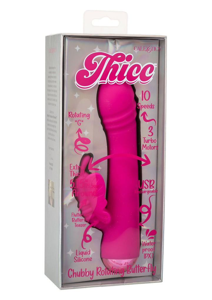CalExotics Thicc Rotating Vlinder | Rabbit vibrator - CalExotics | SIN&LACE