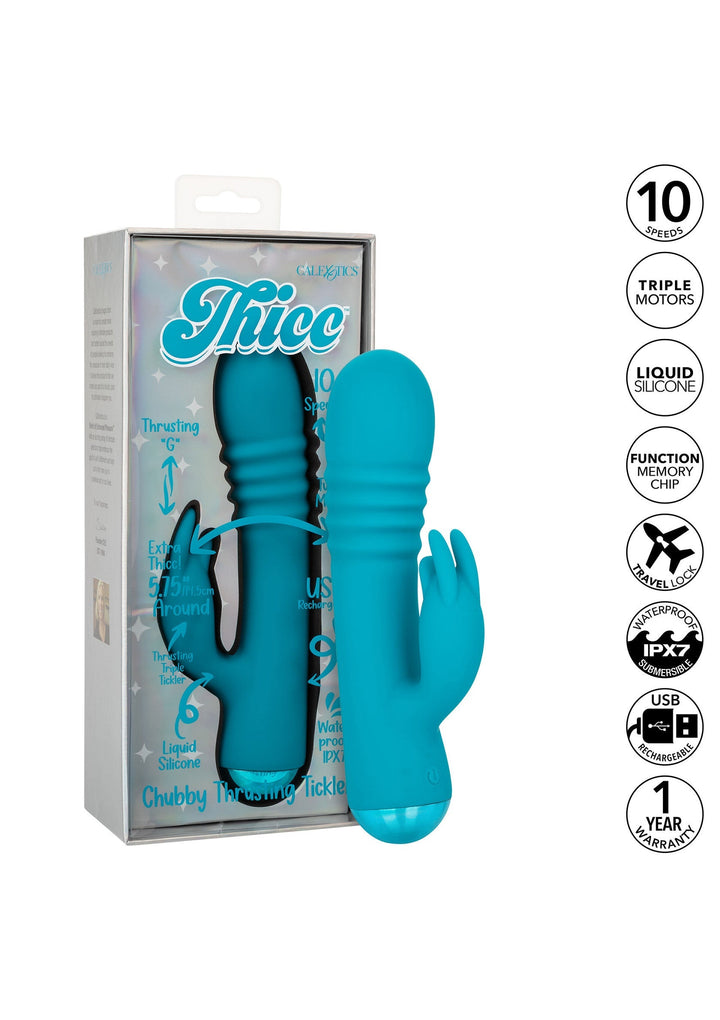 CalExotics Thicc Chubby Stotende Tickler | Rabbit vibrator - CalExotics | SIN&LACE