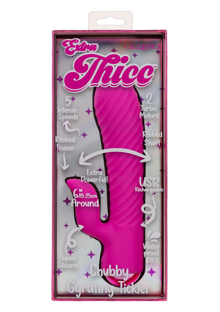 CalExotics Thicc Chubby Gyrating Tickler rabbitvibrator