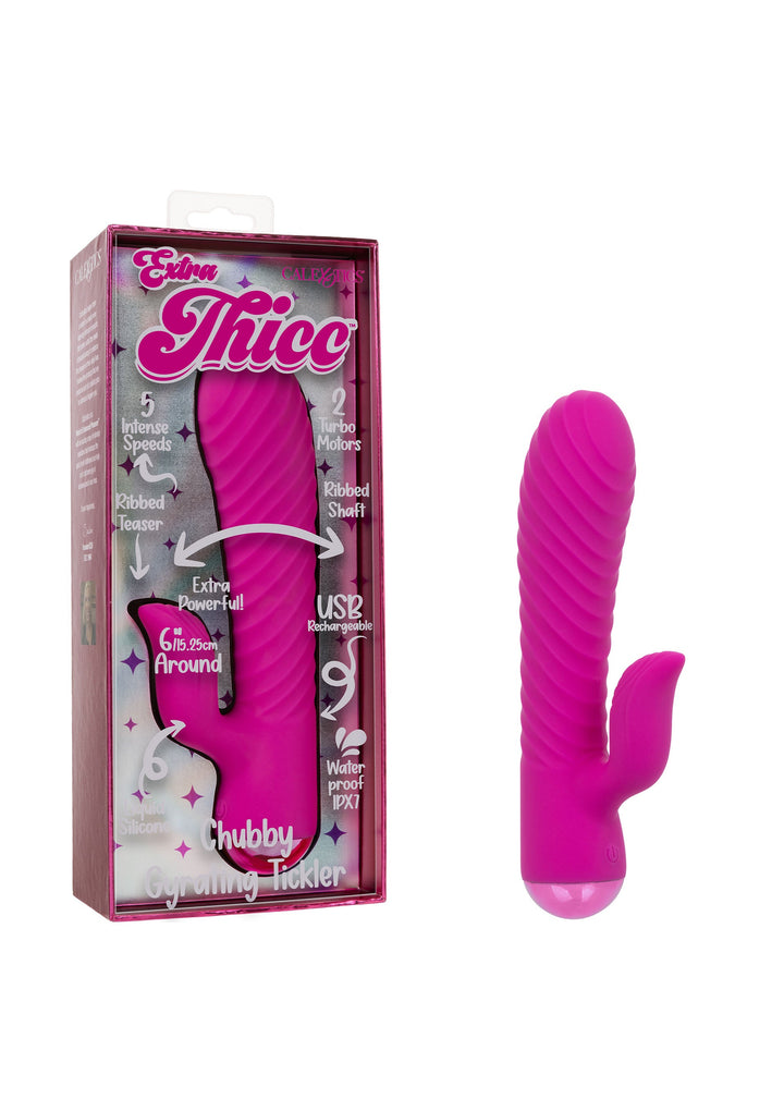 CalExotics Thicc Chubby Gyrating Tickler rabbitvibrator