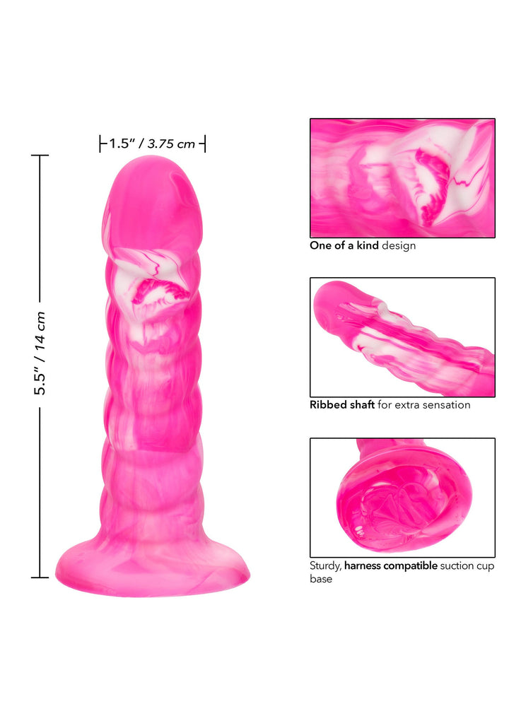 Twisted Ribbed Probe - Roze - afbeelding 13