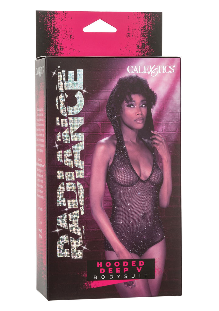 CalExotics Radiance Hooded Deep V Bodysuit