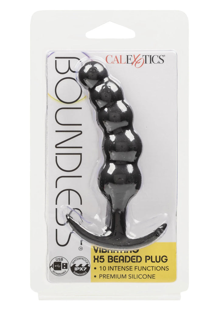 Vibrerende X5 Beaded Plug | Buttplug - CalExotics | SIN&LACE