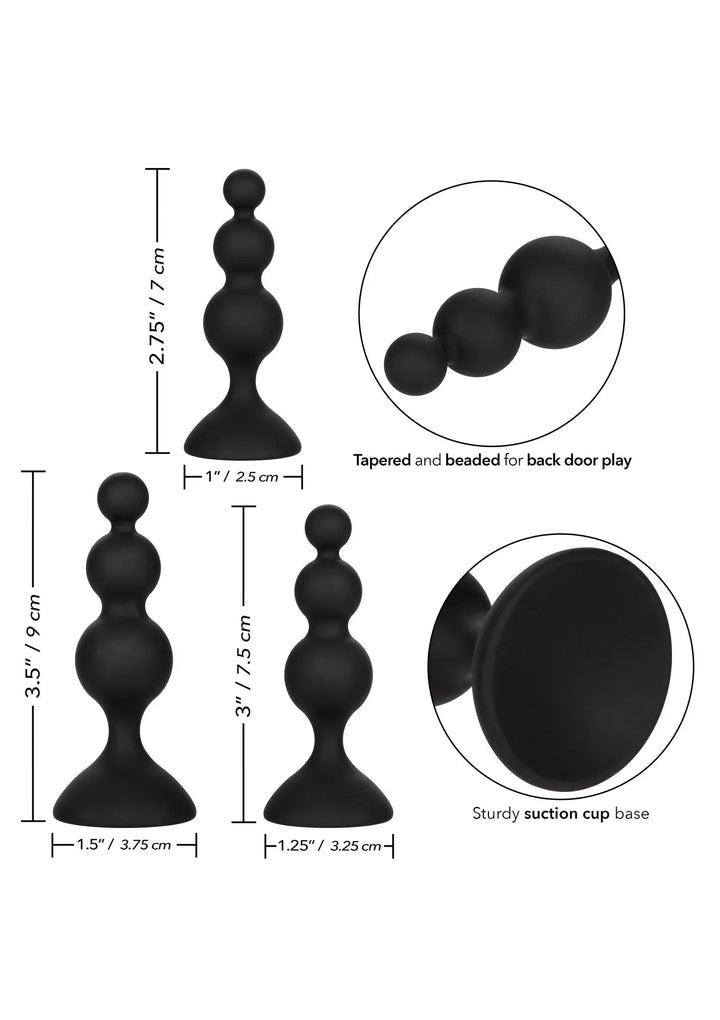 CalExotics Silicone Beaded Anal Kit | Anaalkralen - CalExotics | SIN&LACE