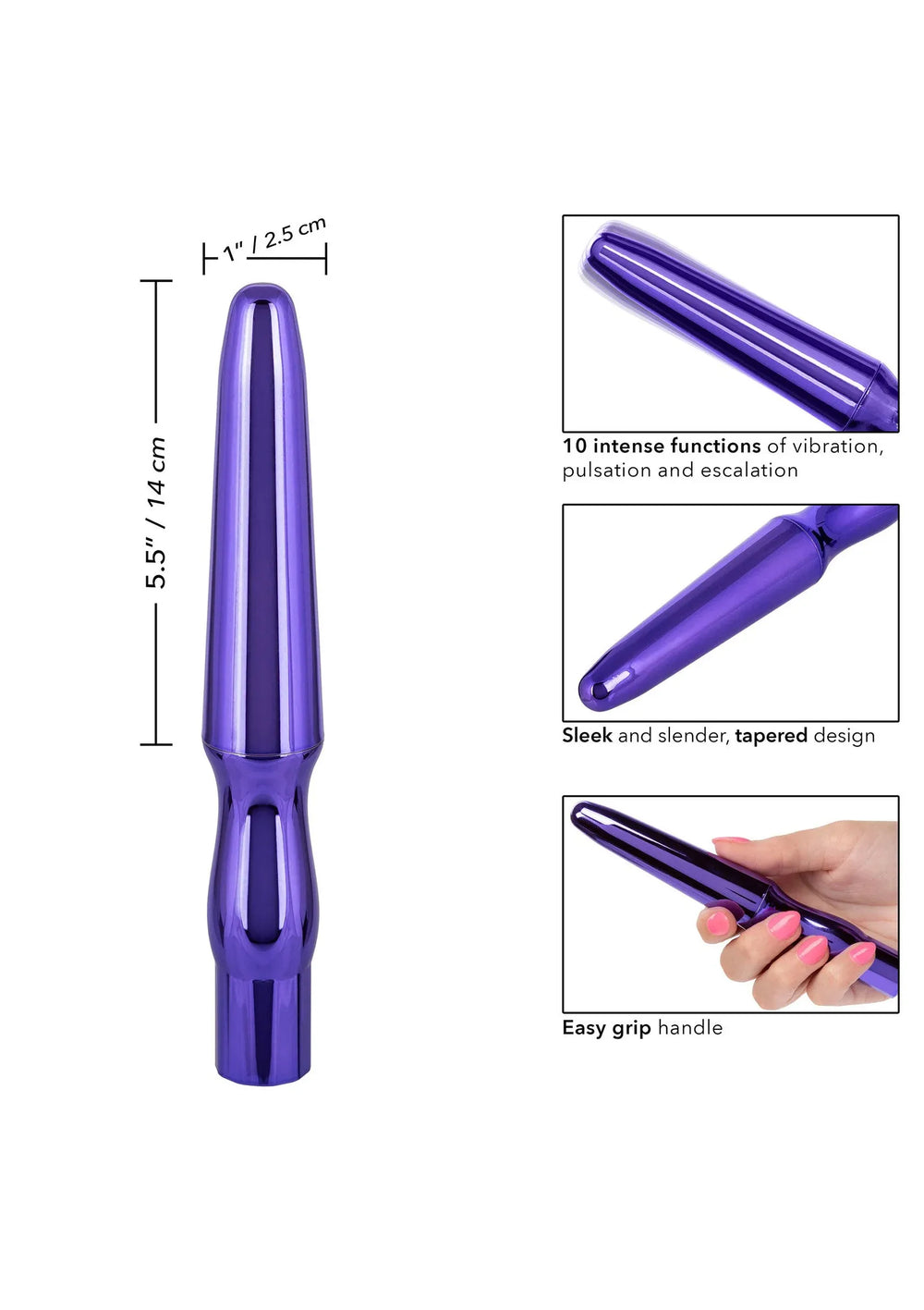 Oplaadbaar anale probe | Buttplug - CalExotics | SIN&LACE